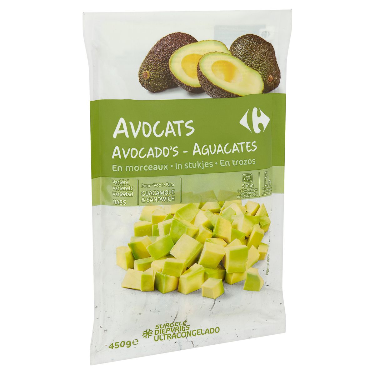 Carrefour Avocado's in Stukjes 450 g