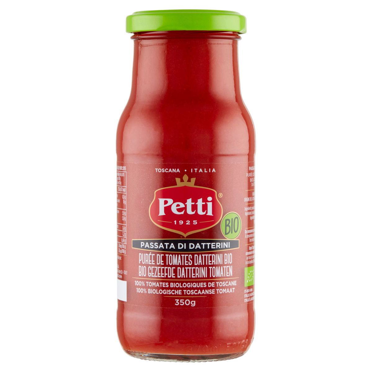 Petti Bio Gezeefde Datterini Tomaten 350 g