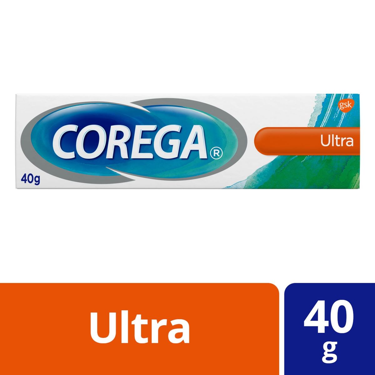 Corega Ultra Kleefcrème voor de gebitsprothese 40 g