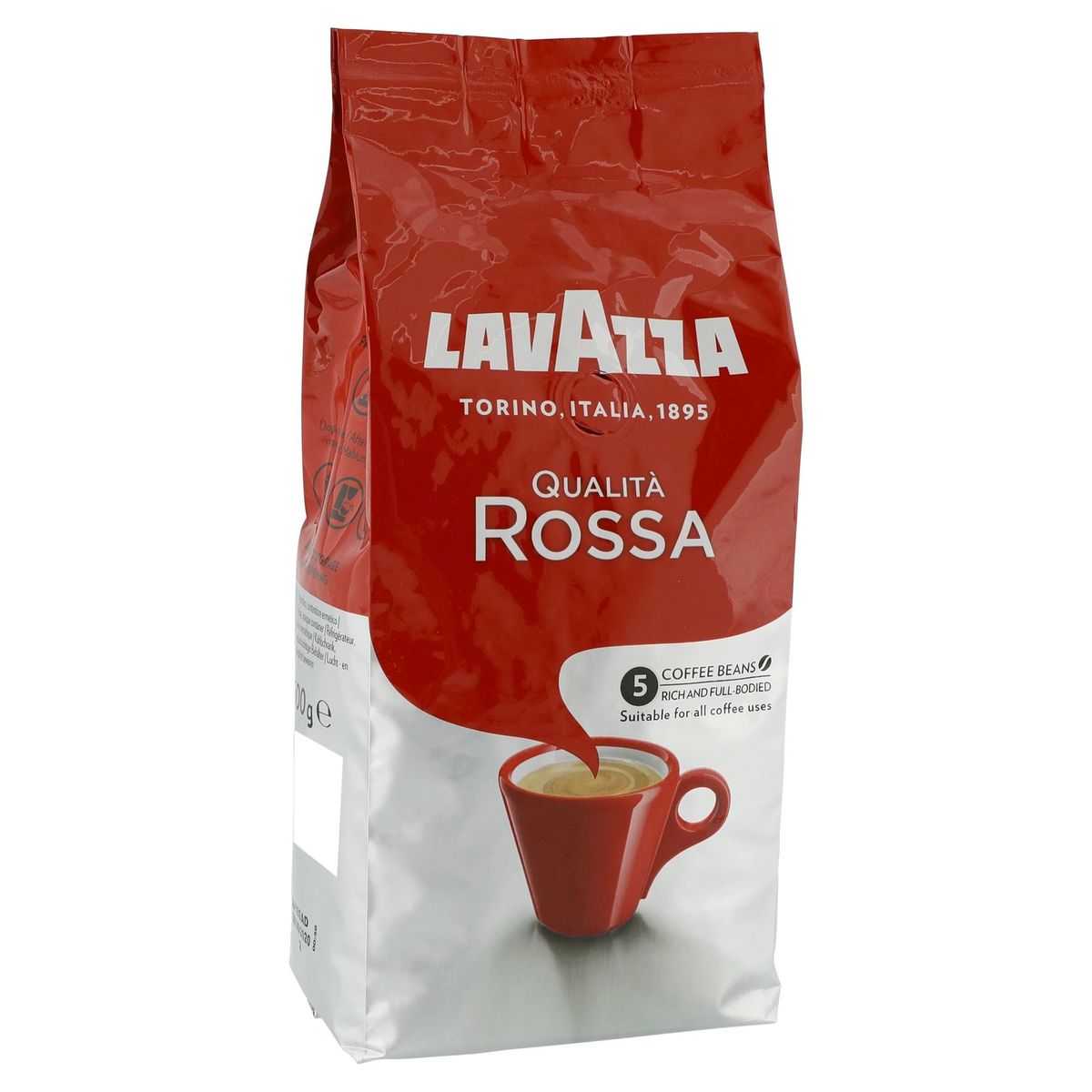 Lavazza Qualita Rossa en grains intensity scale 5/10, 500g