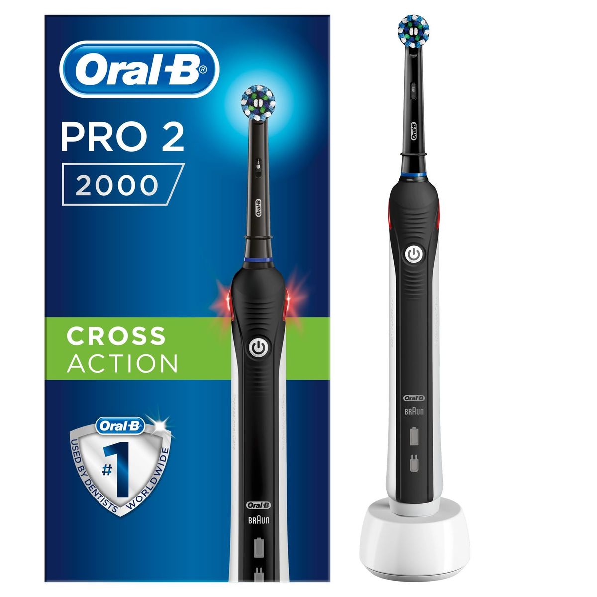 oplichterij Zenuwinzinking Streng Oral-B Pro 2 2000 Elektrische Tandenborstel Powered By Braun | Carrefour  Site