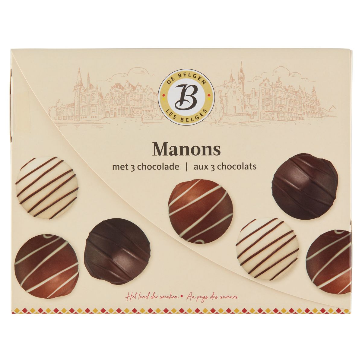 Les Belges Manons aux 3 Chocolats 12 pièces 180 g