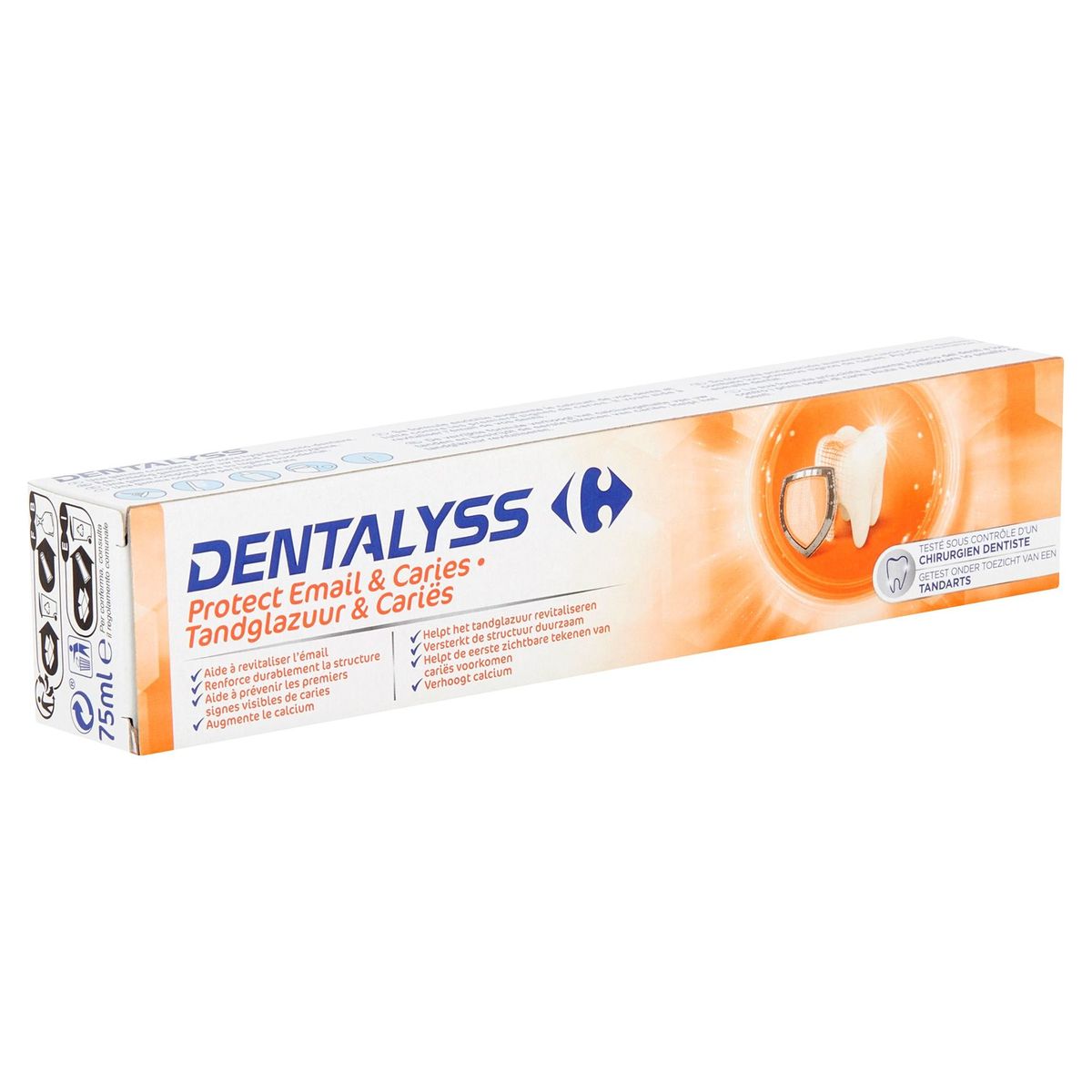 Carrefour Dentalyss Protect Email & Caries Dentifrice 75 ml