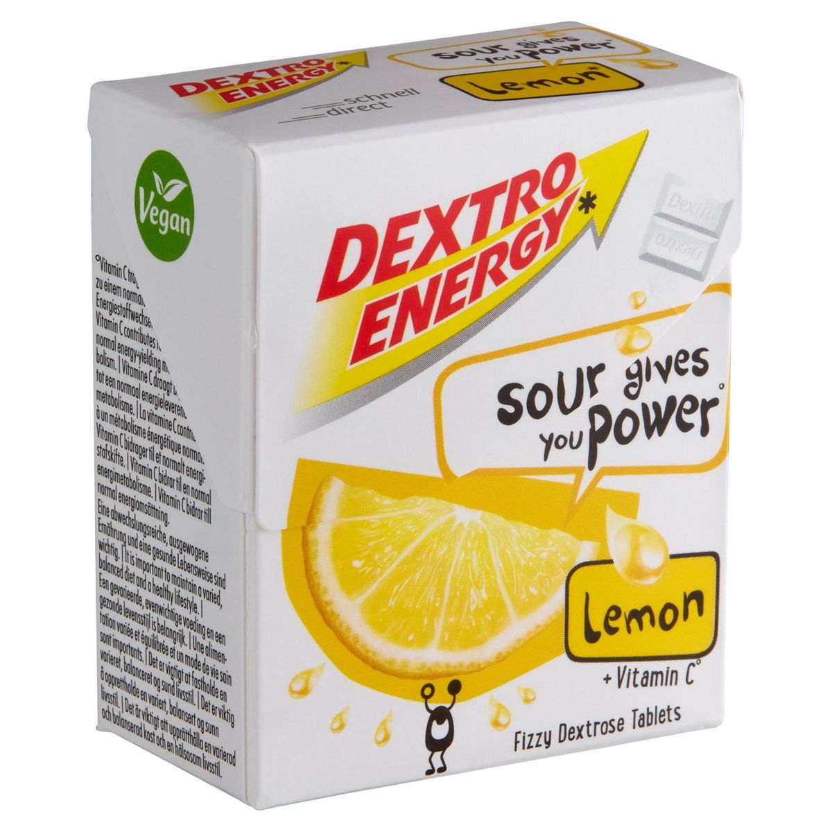 Dextro Energy Lemon Fizzy Dextrose Tablets 50 g Carrefour Site