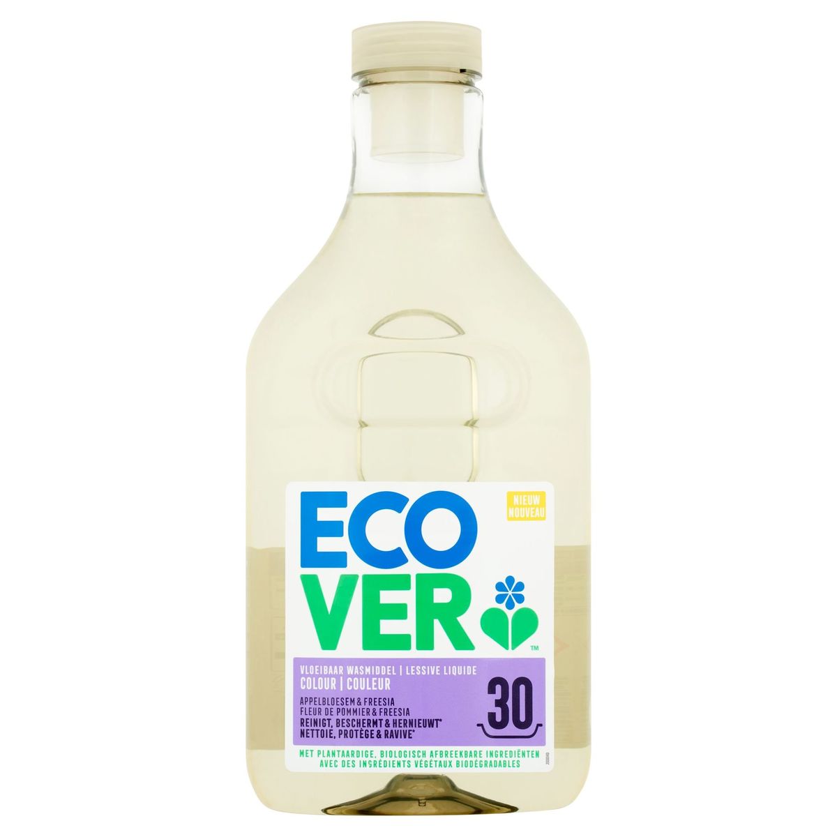 Ecover Lessive Liquide Couleur 30 Lavages 1.5 L