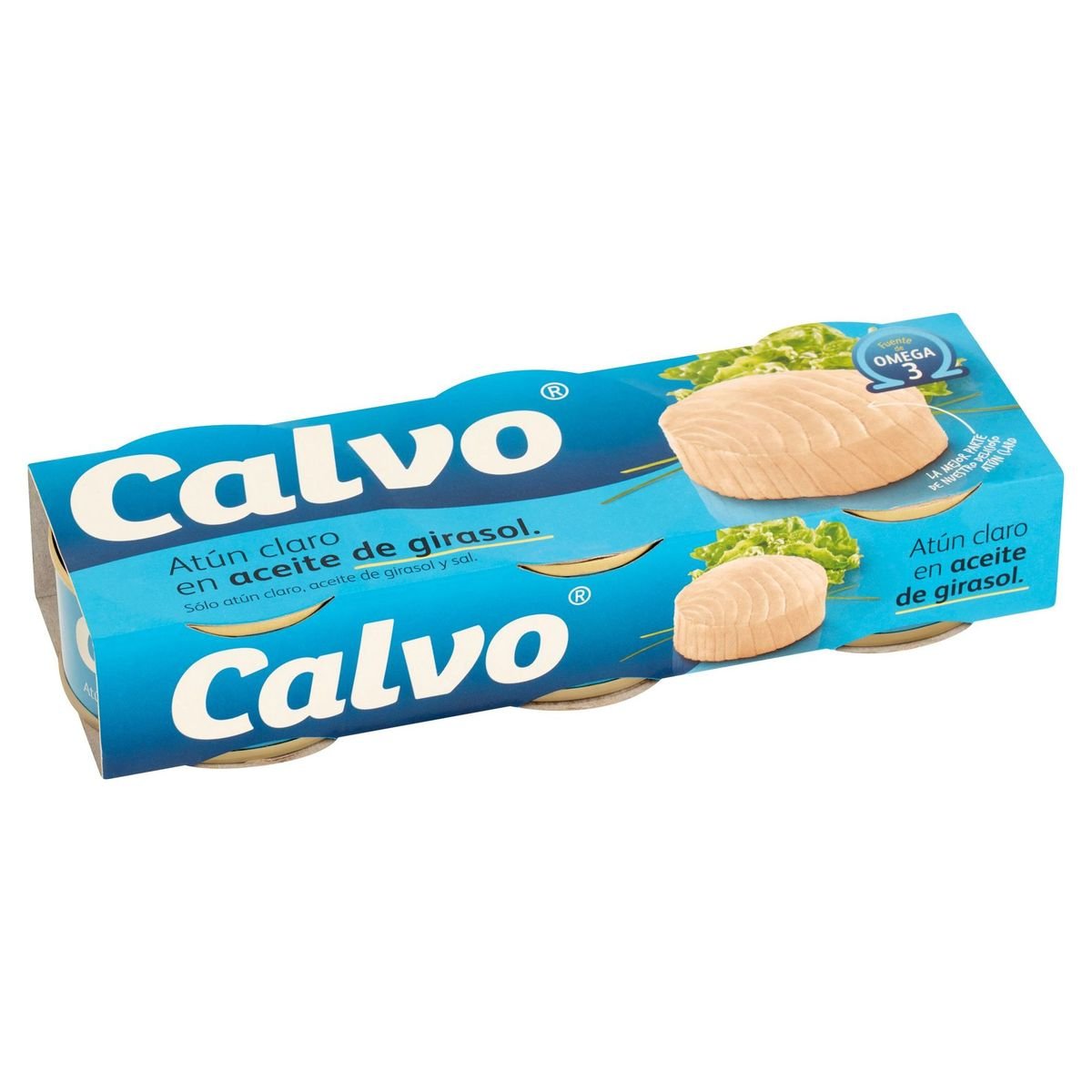 Calvo Atún Claro en Aceite de Girasol 3 x 80 g