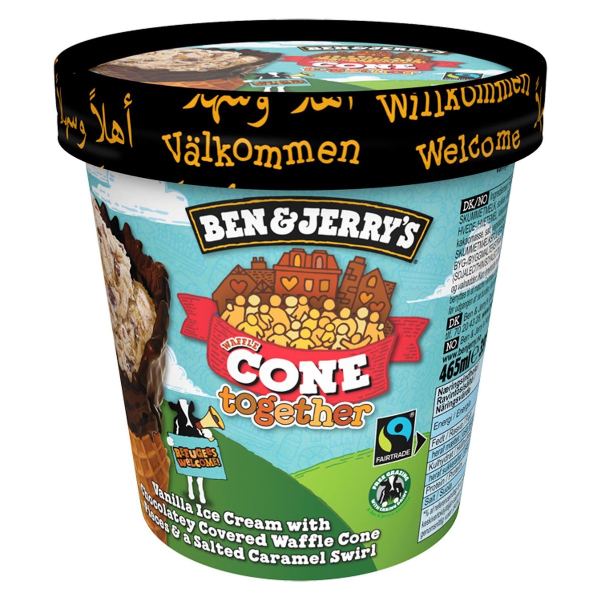 Ben & Jerry's Glace Cone Together 465 ml Carrefour Site