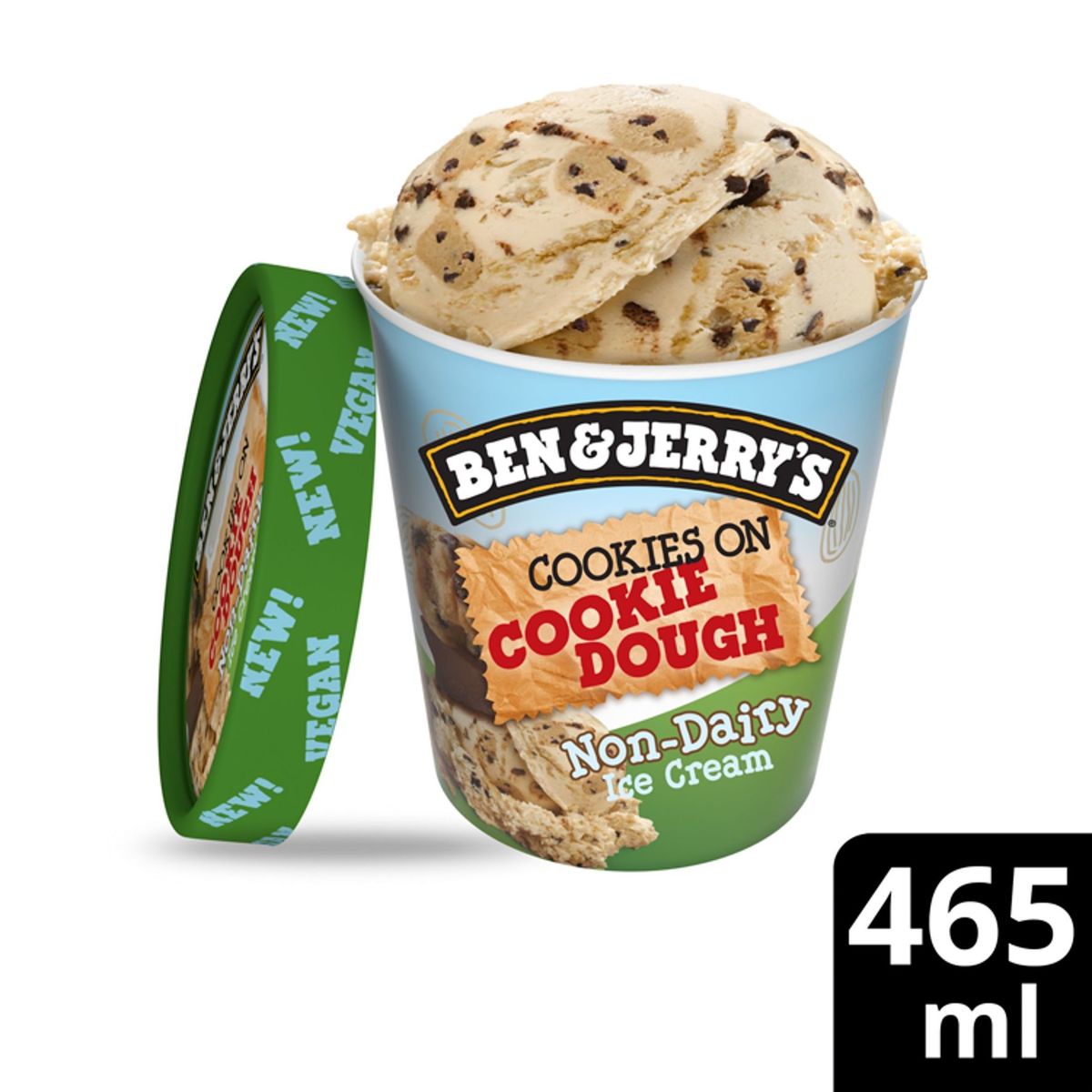 Ben & Jerry's Glace Non-Dairy Cookies On Cookie Dough 465 ml