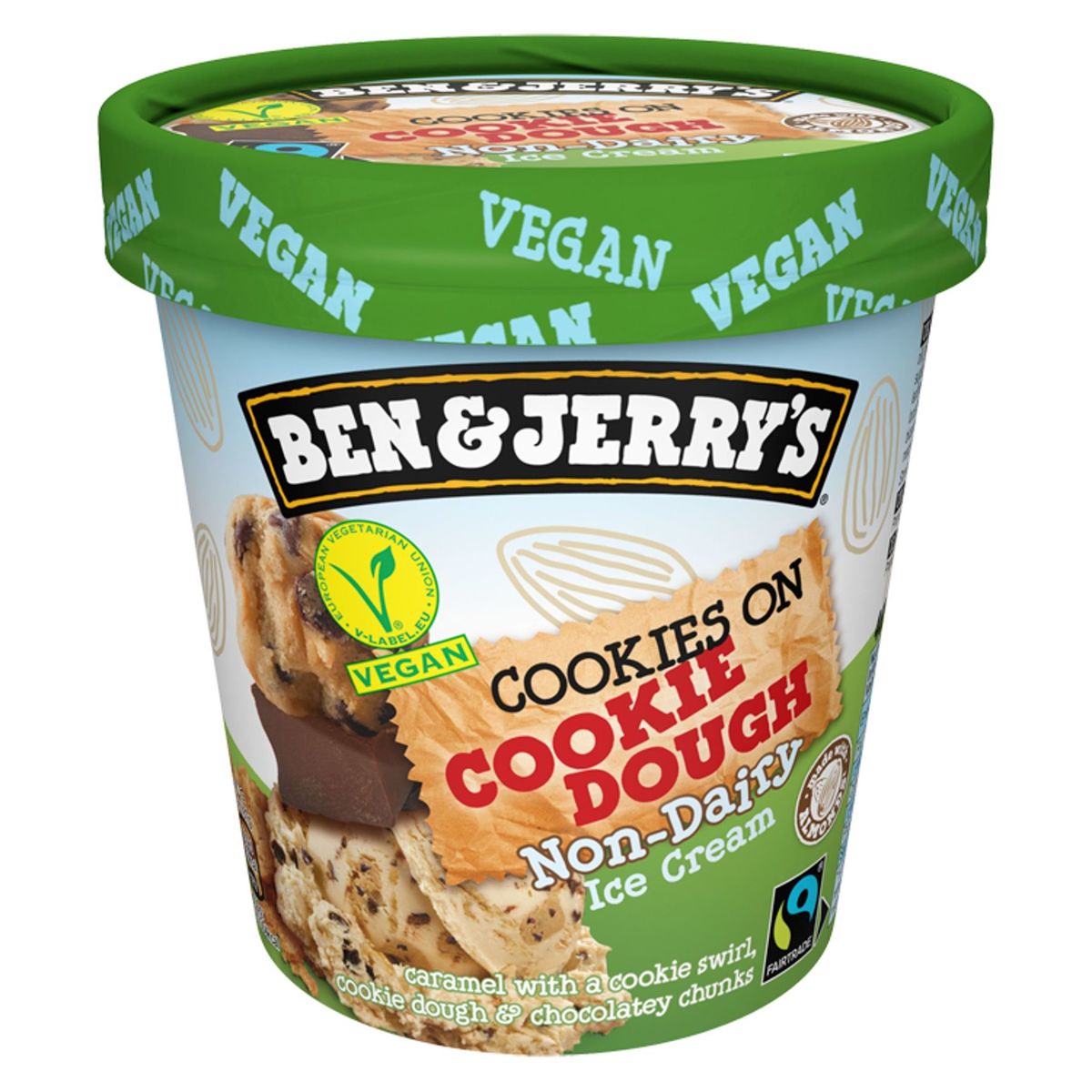 Ben & Jerry's Glace Non-Dairy Cookies On Cookie Dough 465 ml