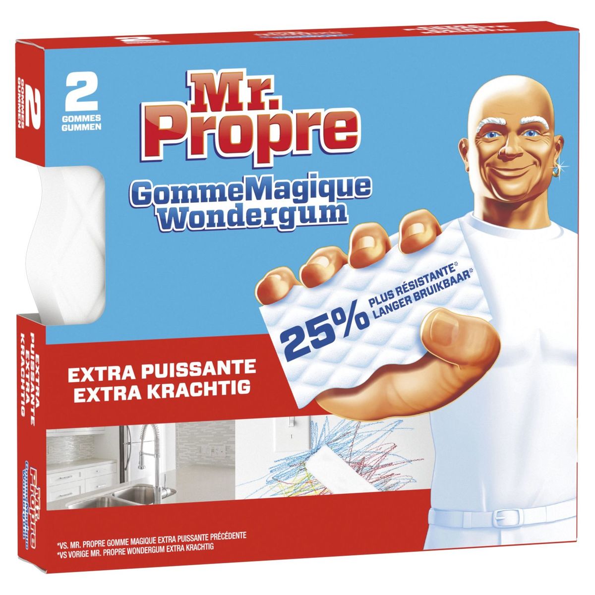 Mr. Propre Gomme Magique 2 X