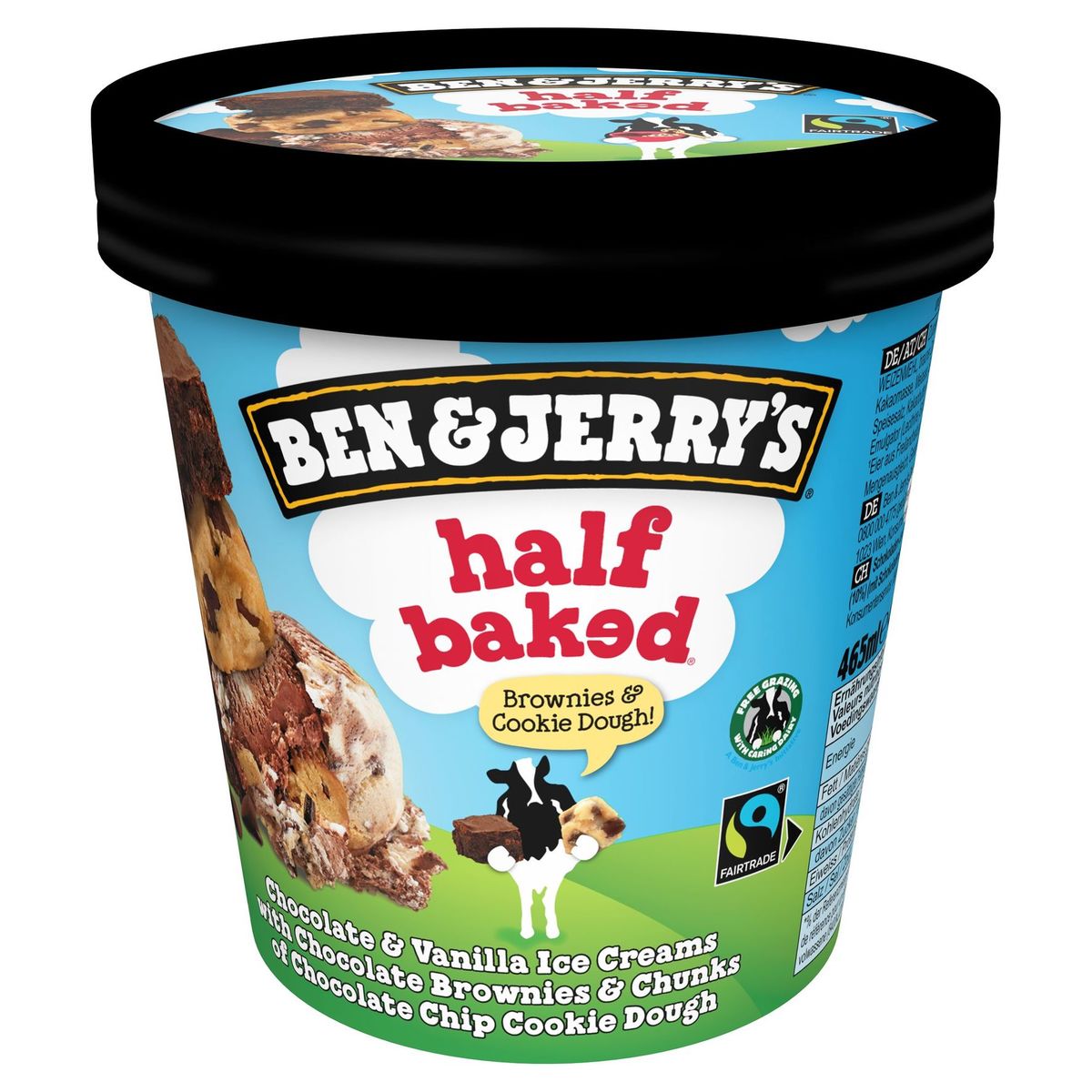 Ben & Jerry's Ijs Half Baked 465 ml