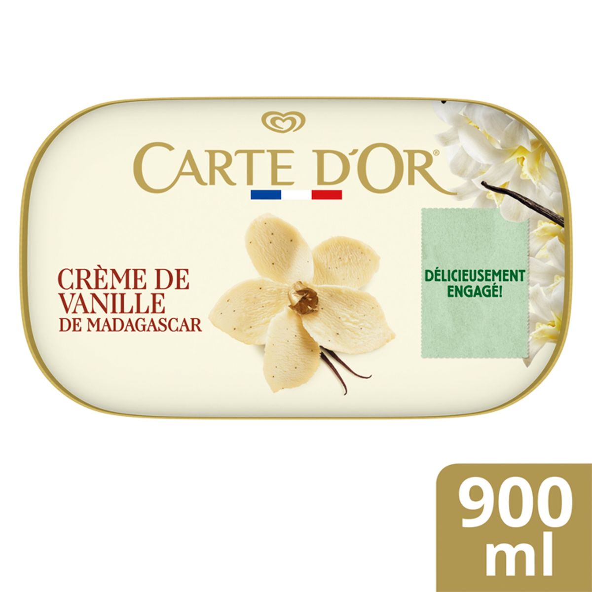 Carte D'Or Glace Crème de Vanille de Madagascar 900 ml