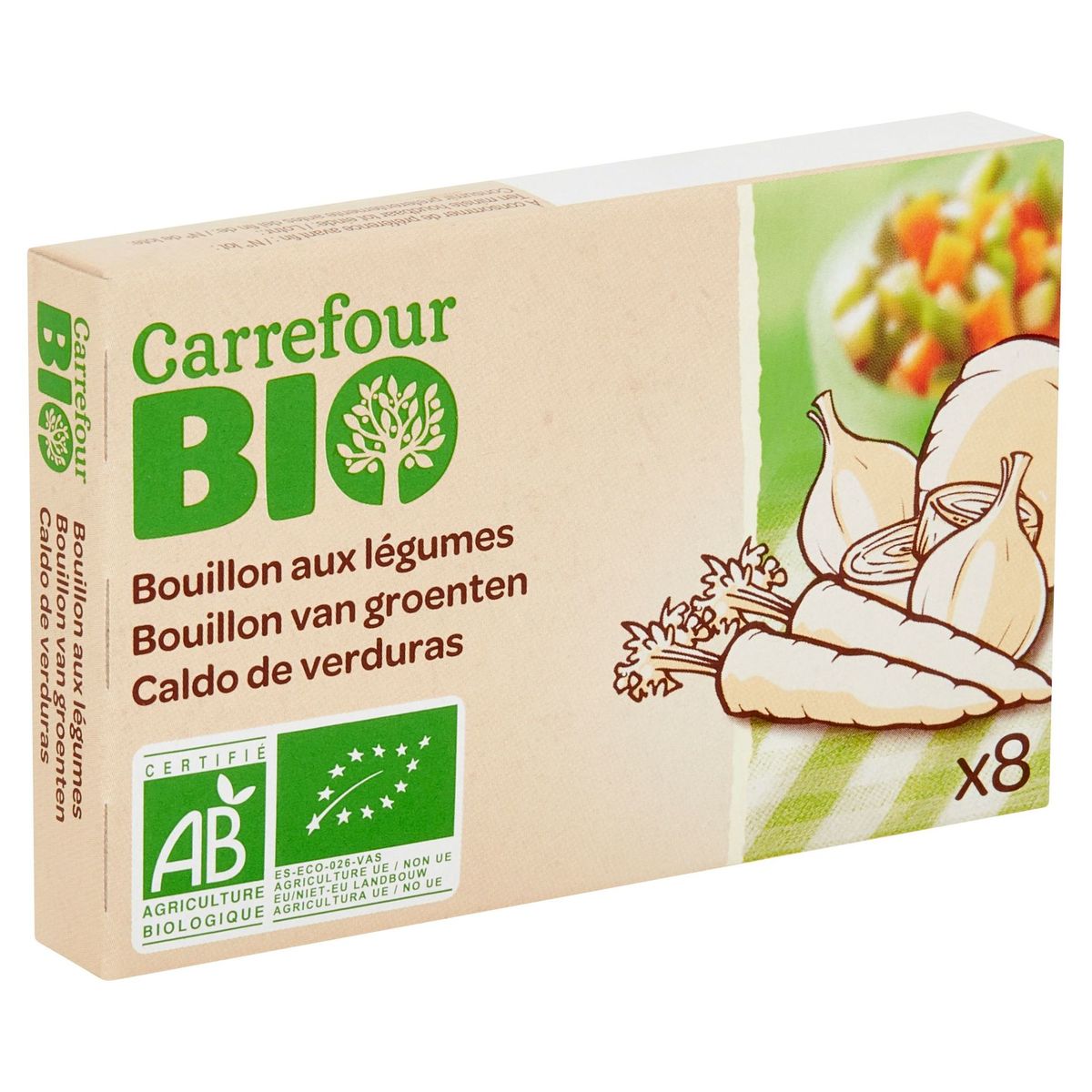Carrefour Bio Bouillon van Groenten 8 x 10 g