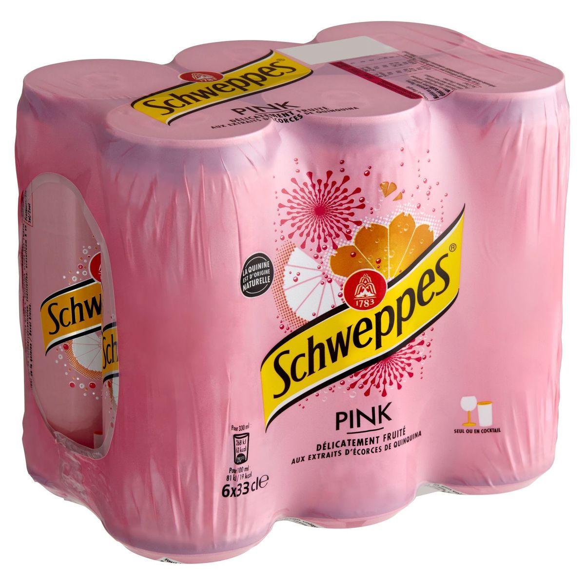 Schweppes Pink Tonic 6 x 33 cl