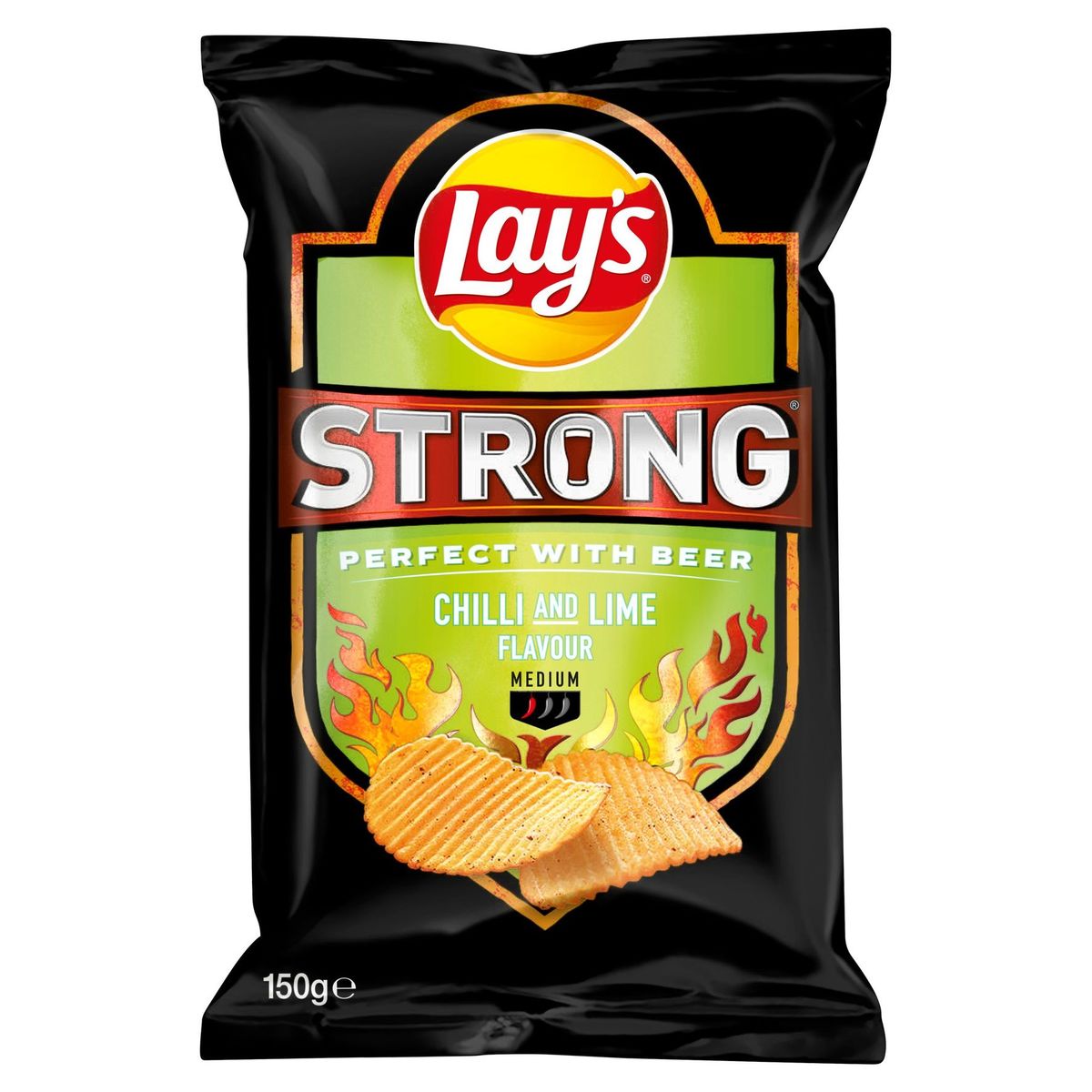 Lay's Strong Chilli And Lime Flavour 150 gr | Carrefour Site