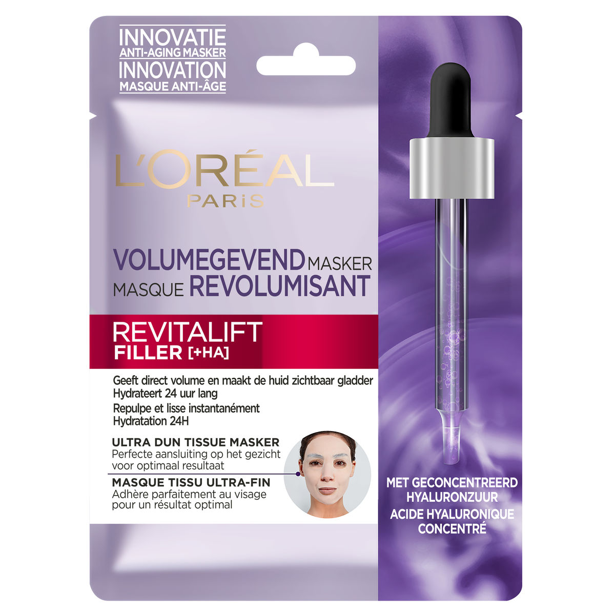 L'Oréal Paris Revitalift Masque Tissu à l'acide Hyaluronique