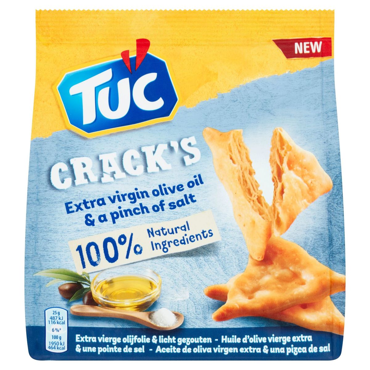 Tuc Crack's Crackersgrissini Olijven & Zout 100 g