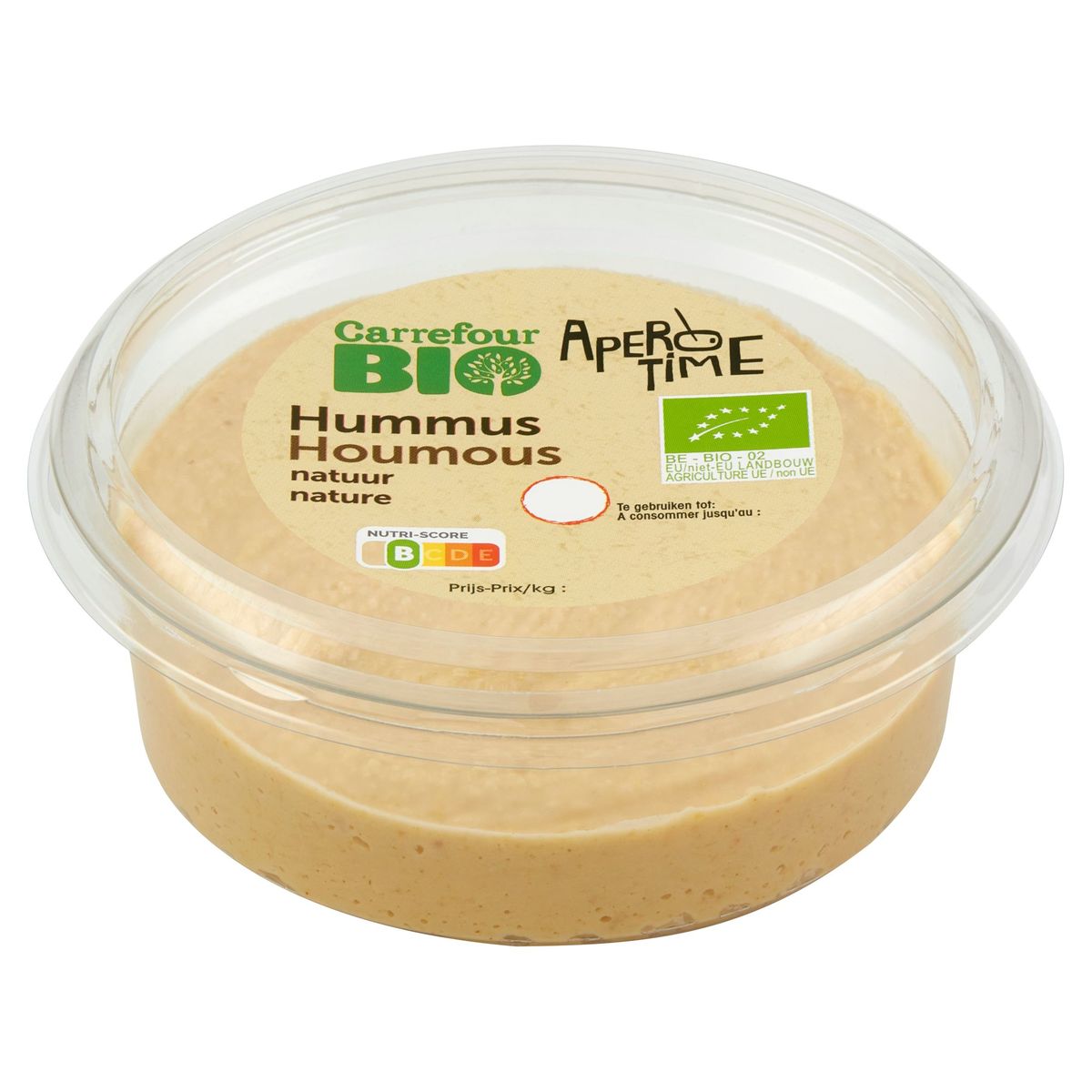 Carrefour Bio Apero Time Hummus Natuur 175 g