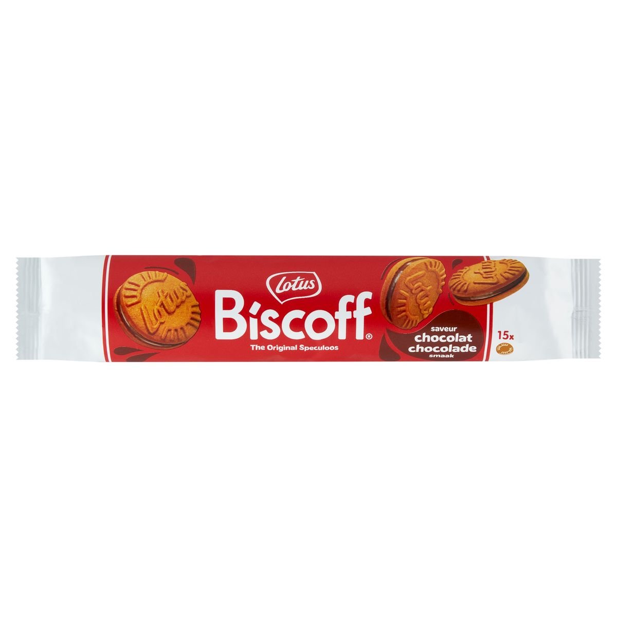 LOTUS Biscoff Biscuits Speculoos fourrés crème au chocolat au lait