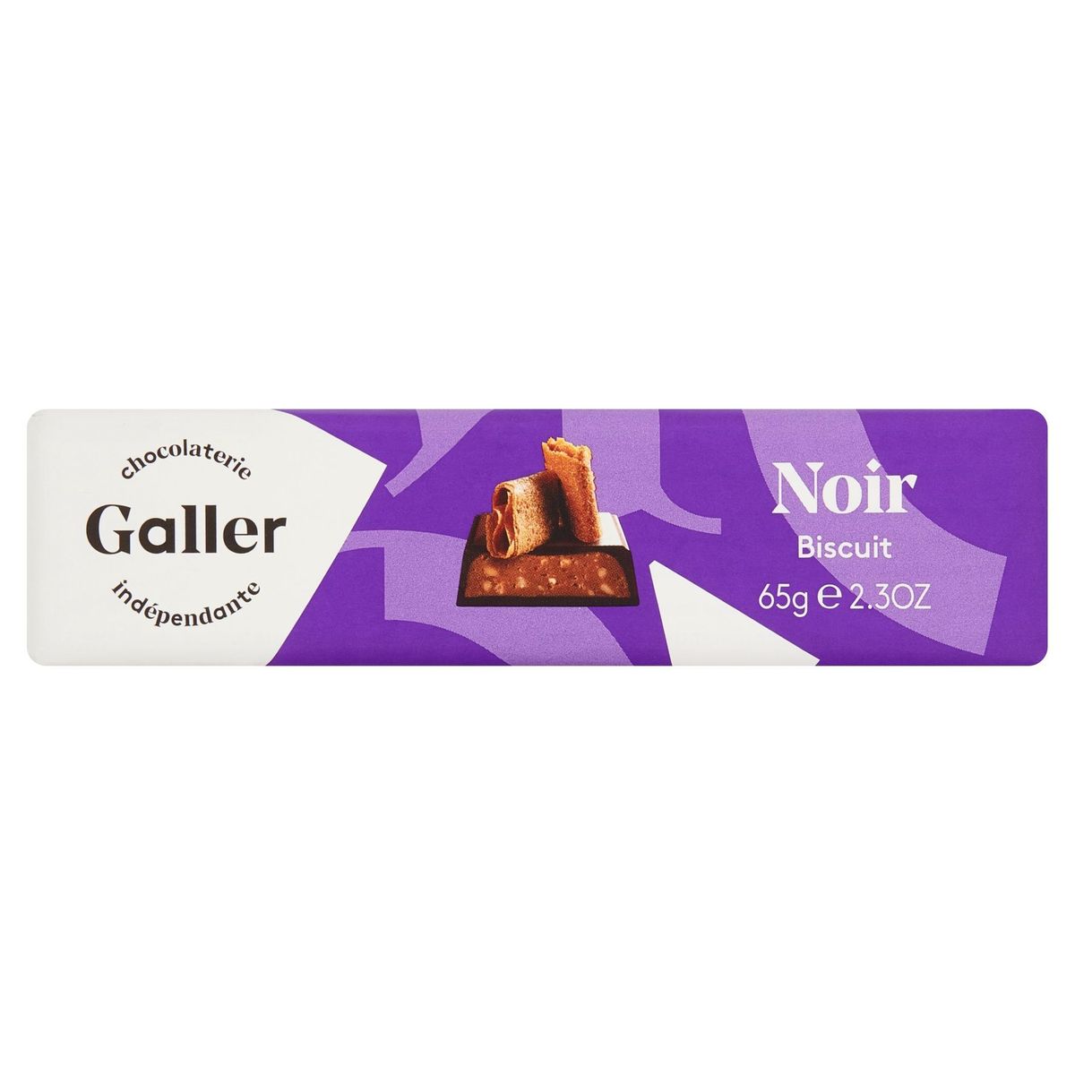 Galler Chocolat Noir Fourré au Biscuit 65 g