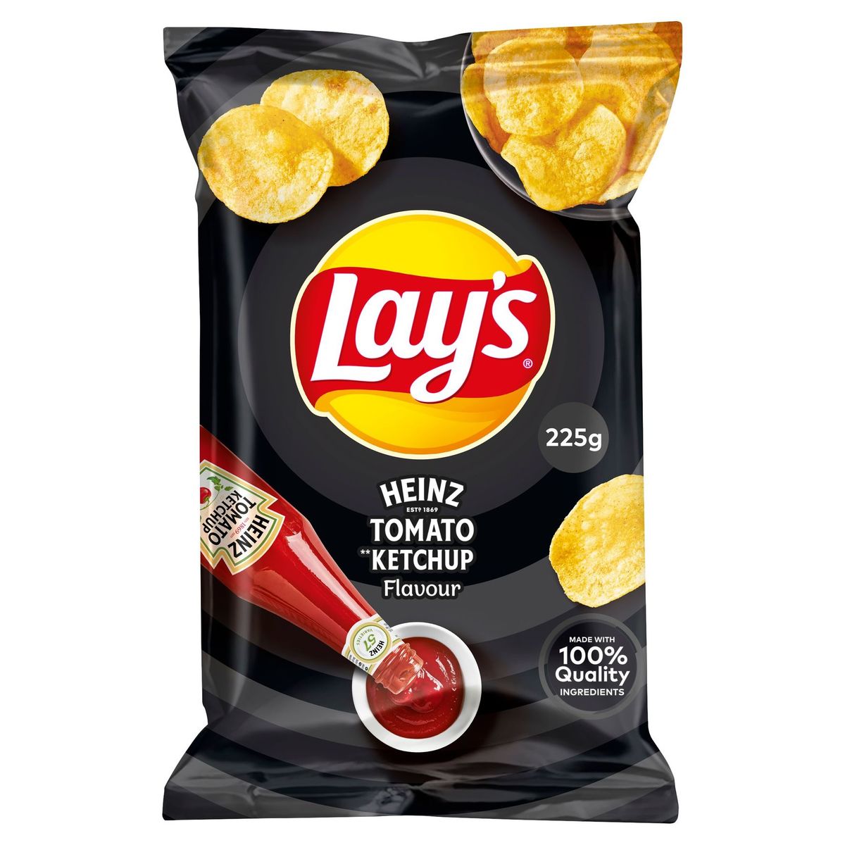 Lay's Chips De Pommes De Terre Heinz Tomato Ketchup Flavour 225g