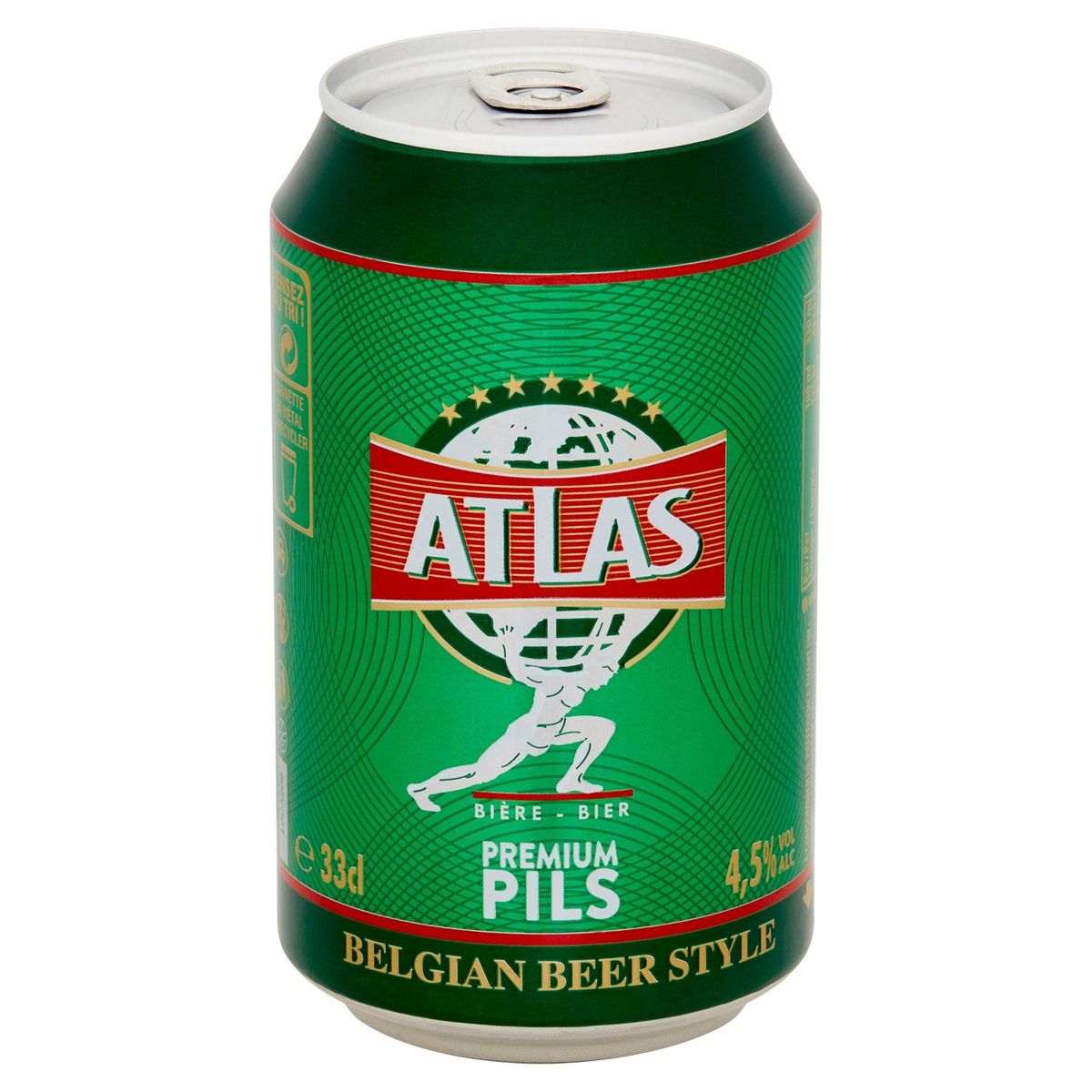 Atlas Bier Premium Pils Blik 33 cl