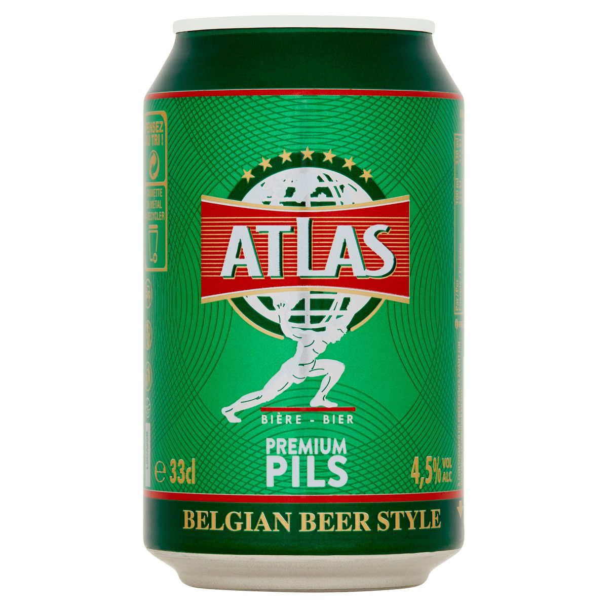 Atlas Bière Premium Pils Canette 33 cl