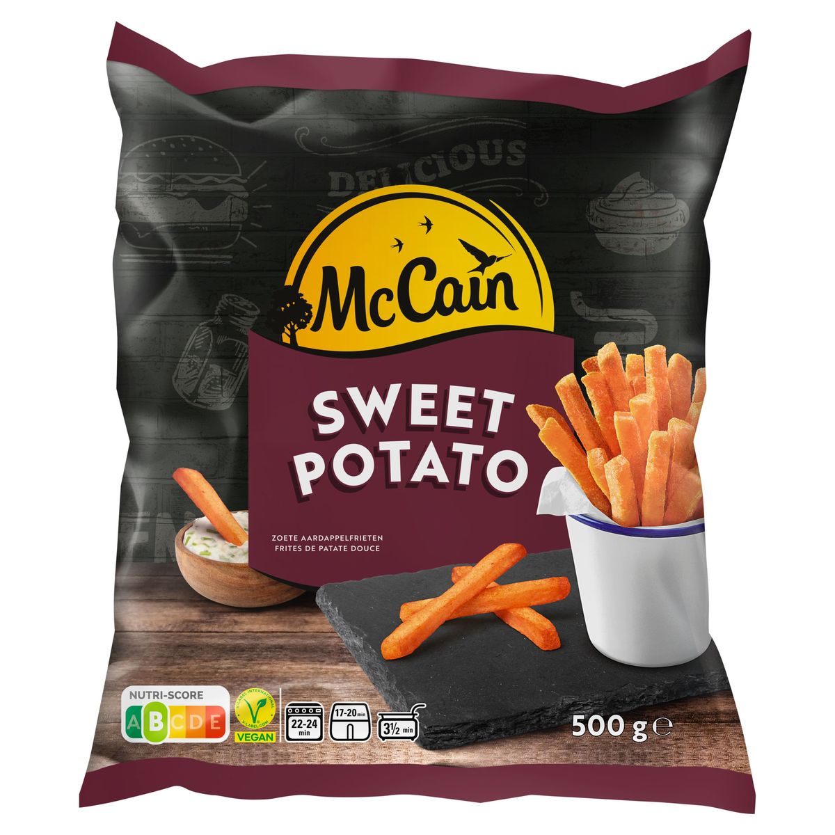 McCain Zoete Aardappelfrieten 500 g
