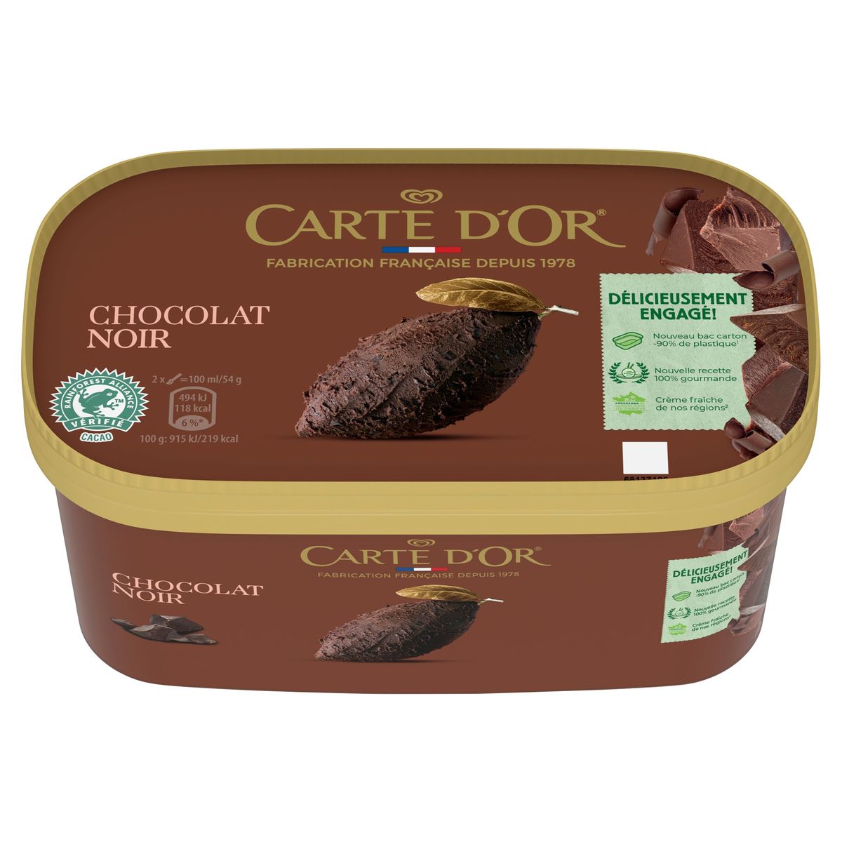 Carte D'Or Ola Crème glacée Chocolat Noir 900 ml
