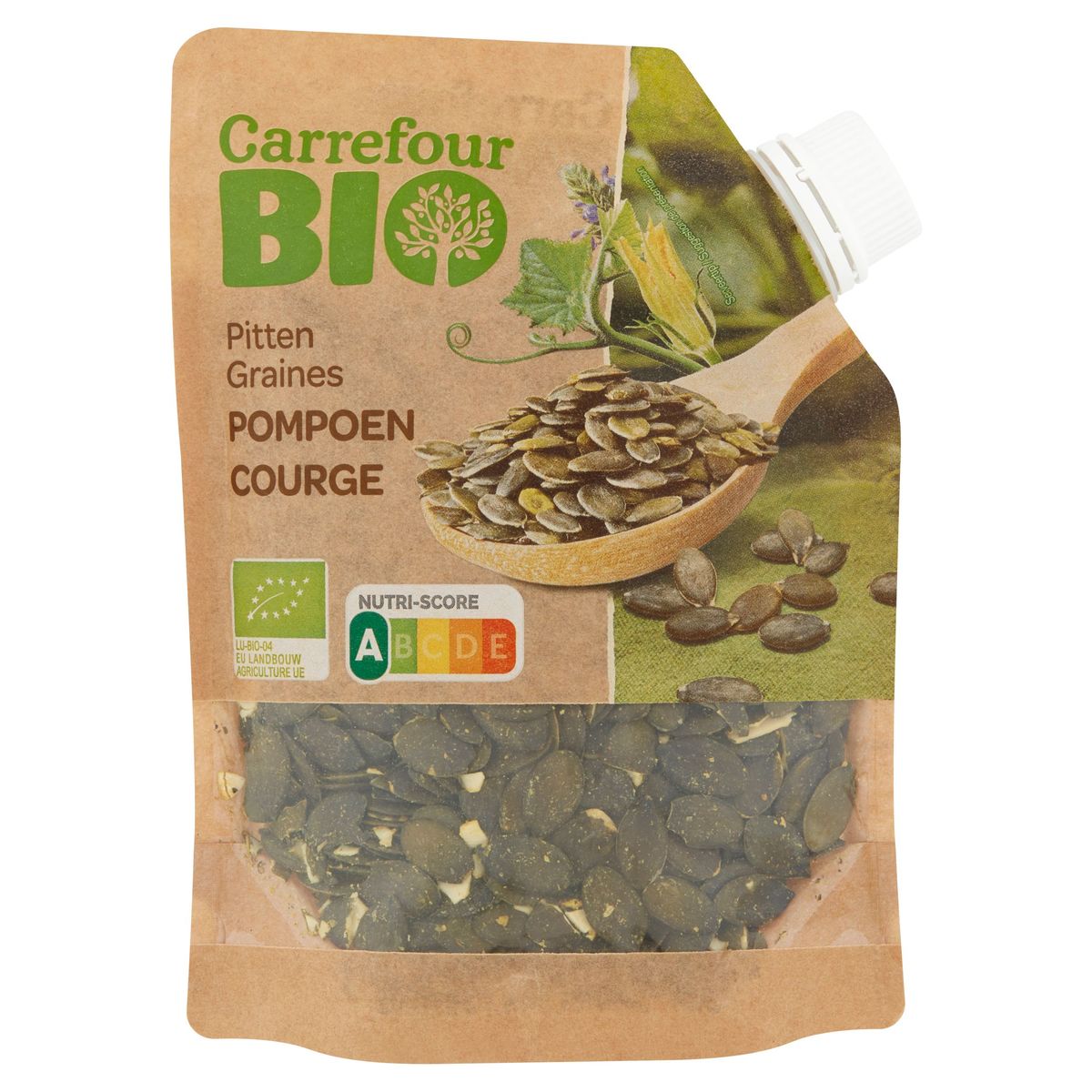 Carrefour Bio Pitten Pompoen 200 g