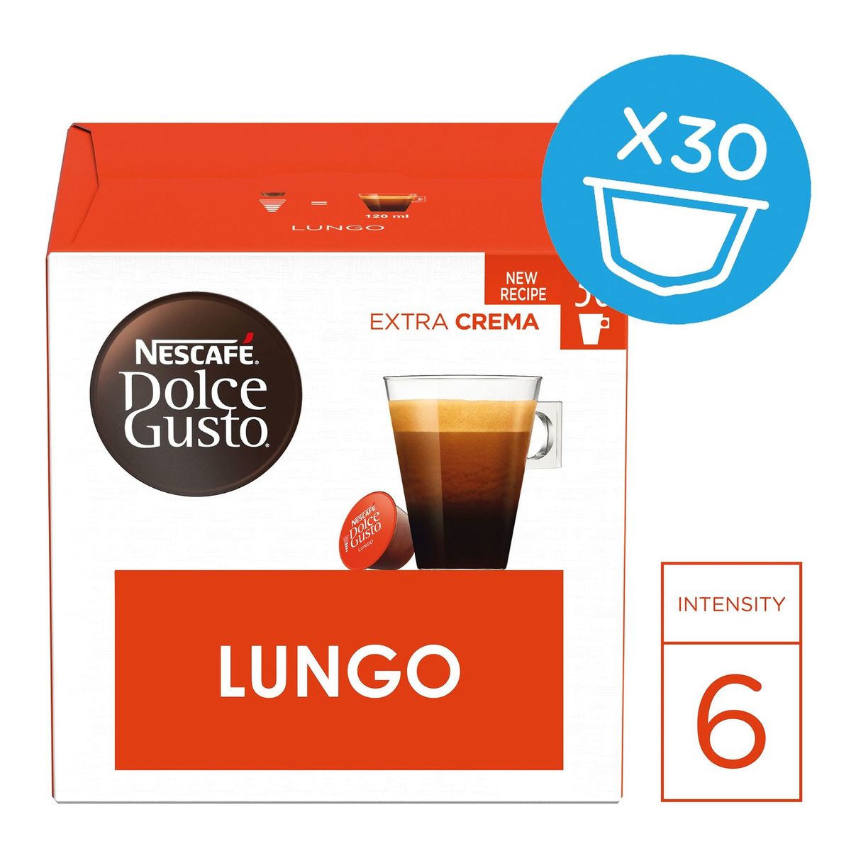 Nescafé Dolce Gusto Lungo 30 x 6.5 g