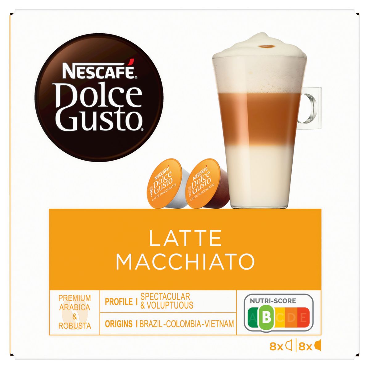 Nescafé Dolce Gusto Latte Macchiato 16 capsules