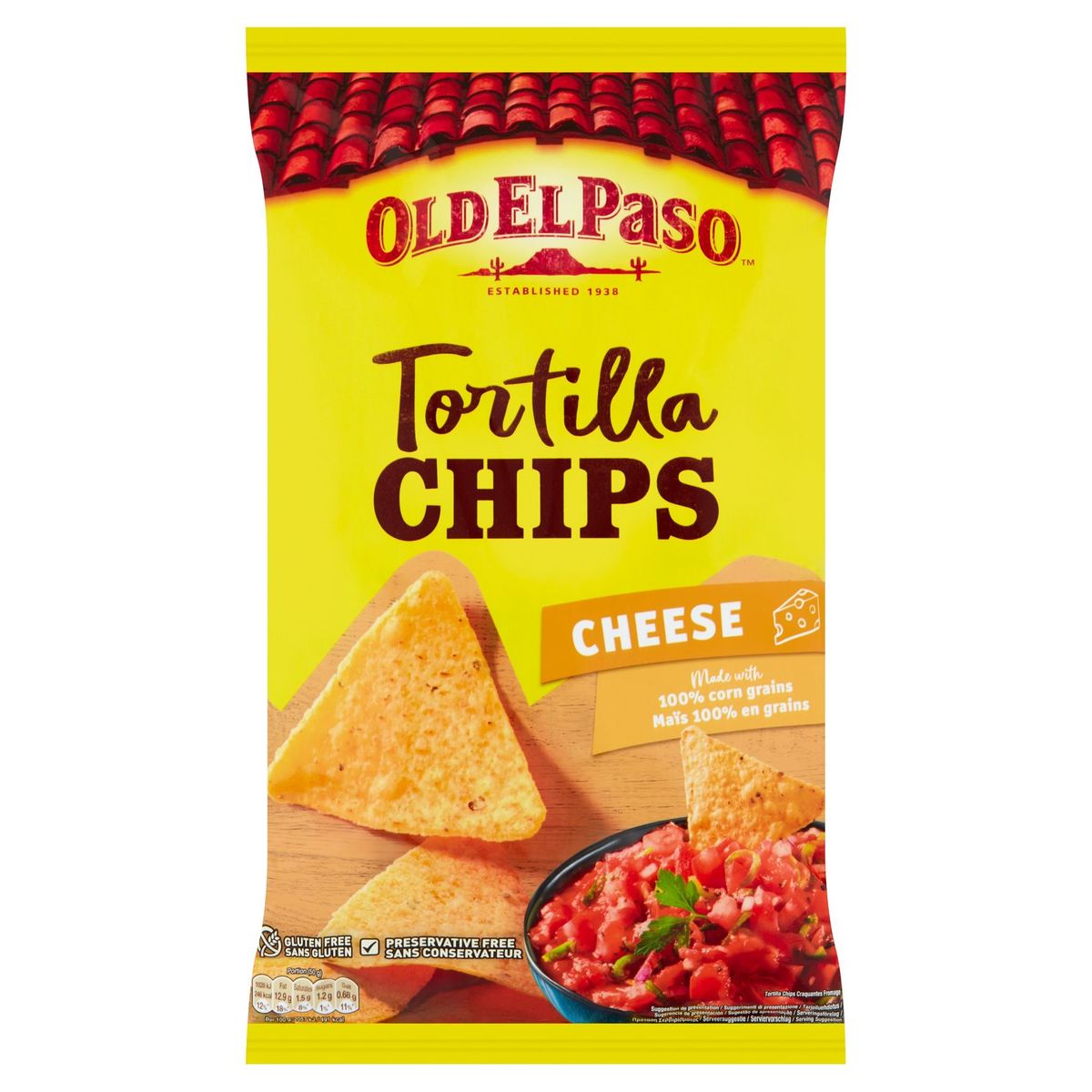 Old El Paso Tortilla Chips Cheese 185 g