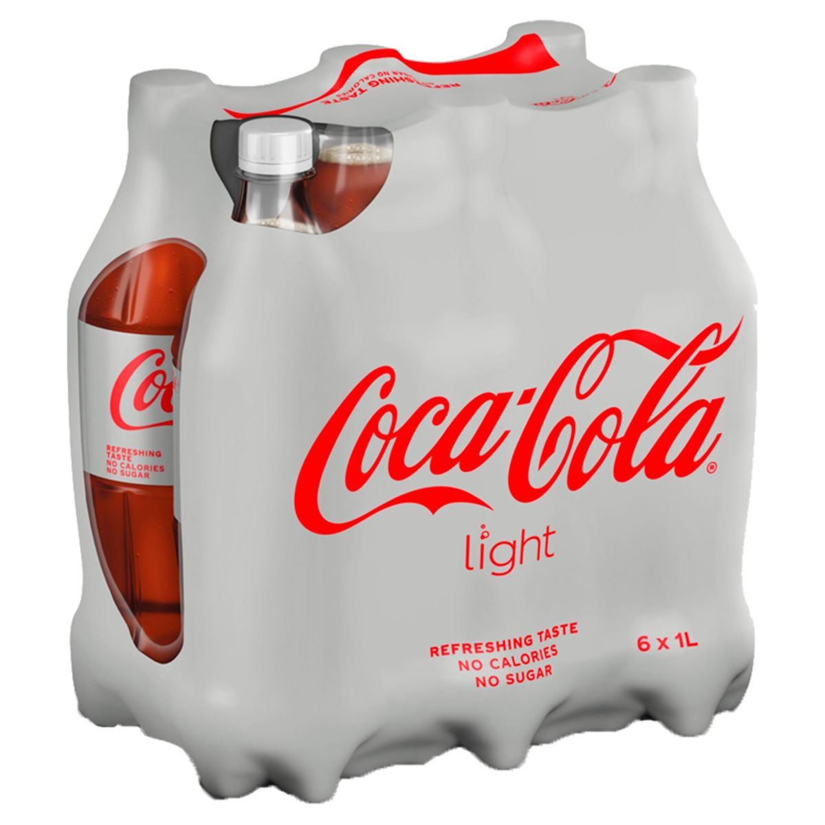 Coca-Cola Light Coke Soft drink Pet 6 x 1000 ml