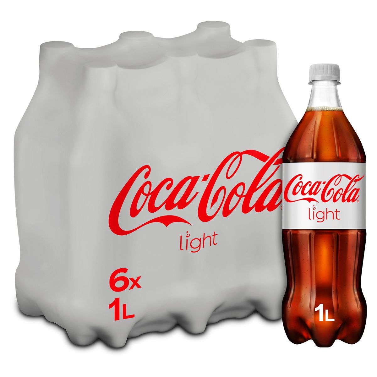 Coca-Cola Light Coke Soft drink Pet 6 x 1000 ml