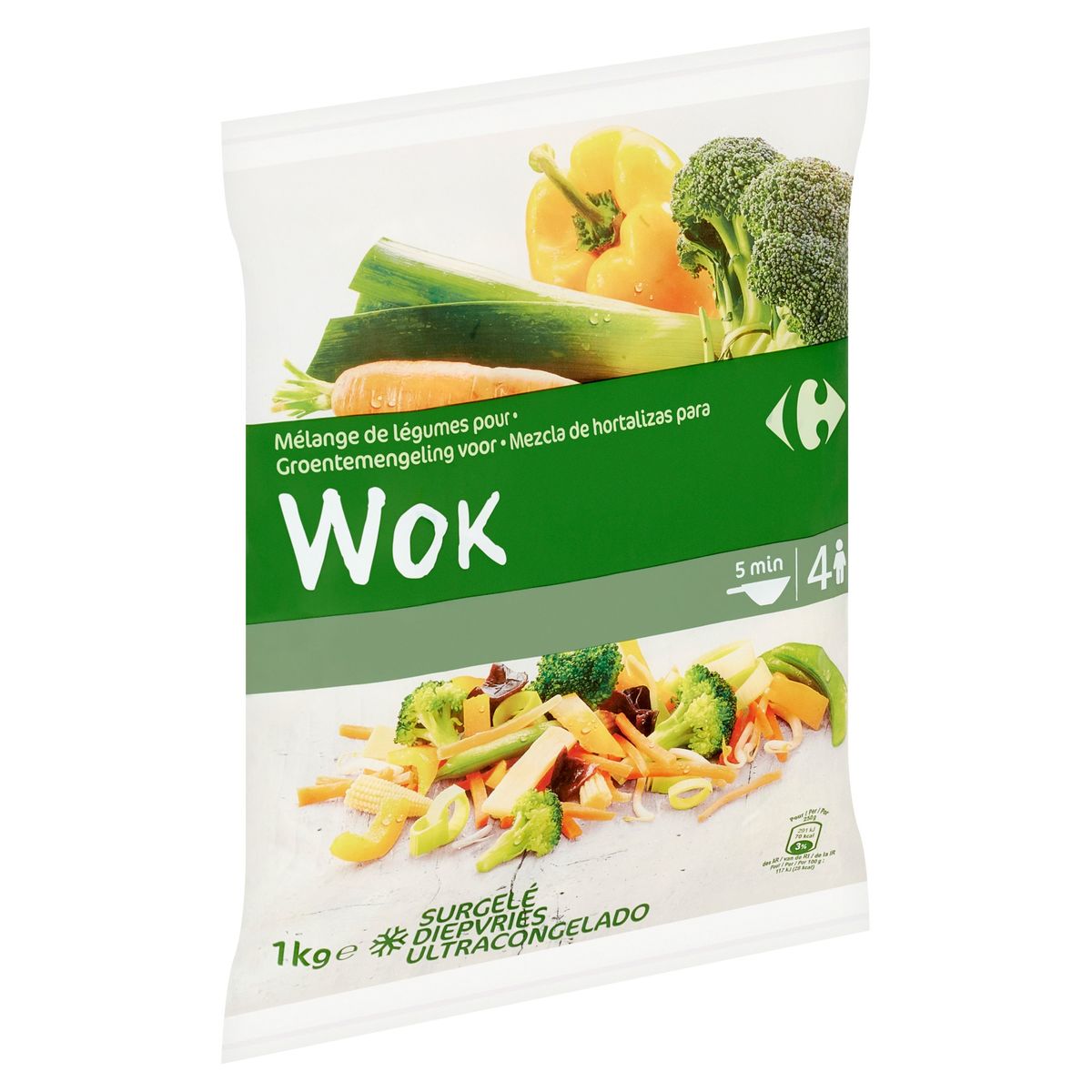 Carrefour Mélange de Légumes pour Wok 1 kg
