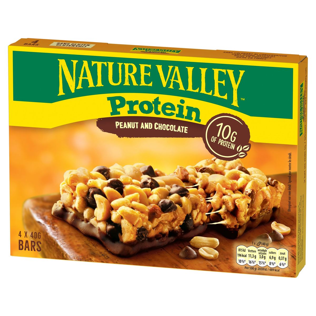 Nature Valley Protein Cacahuètes & Chocolat 4 x 40 g