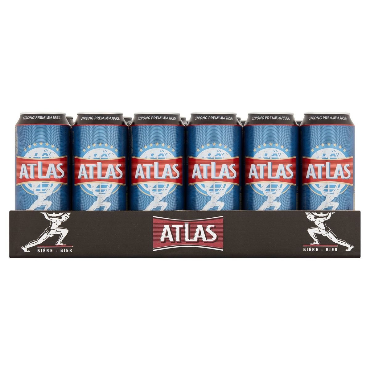 Atlas Strong Premium Beer Canettes 24x50 cl