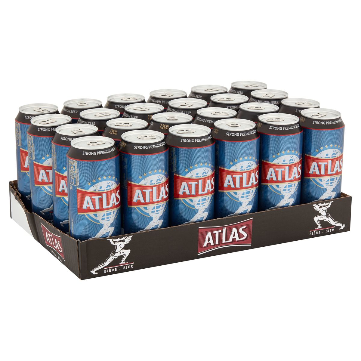 Atlas Strong Premium Beer 7.2% Canettes 24x50 cl