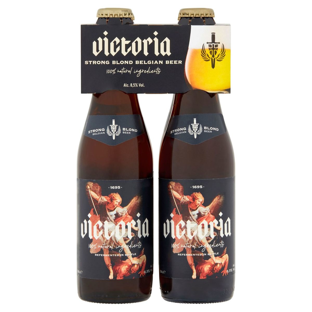 Victoria Strong Blond Belgian Beer Bouteilles 4 x 33 cl Carrefour Site