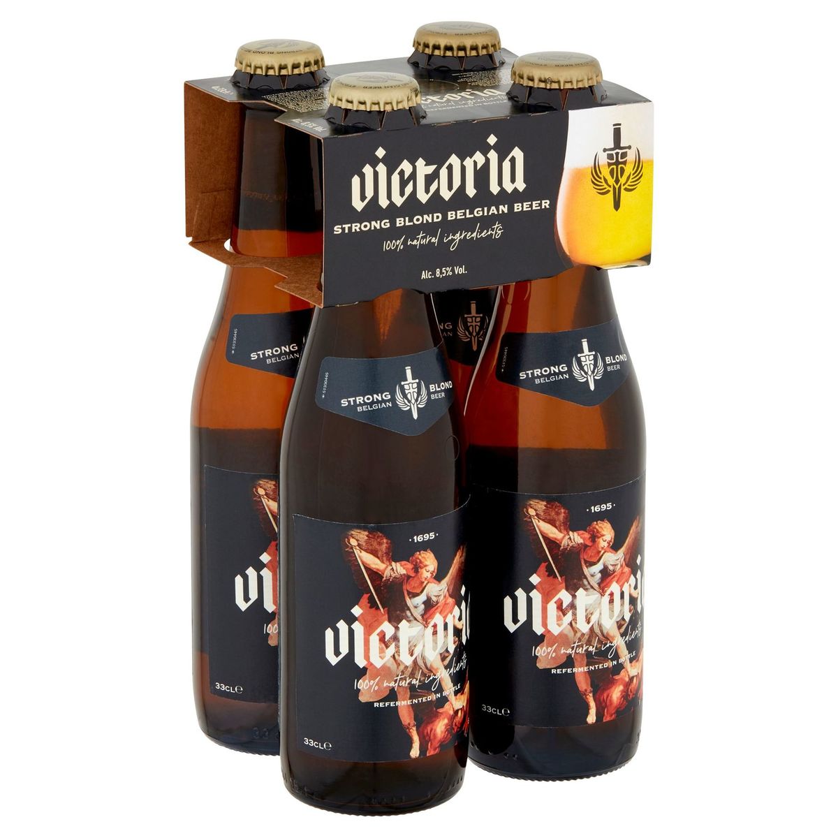 Victoria Strong Blond Belgian Beer Bouteilles 4 x 33 cl Carrefour Site