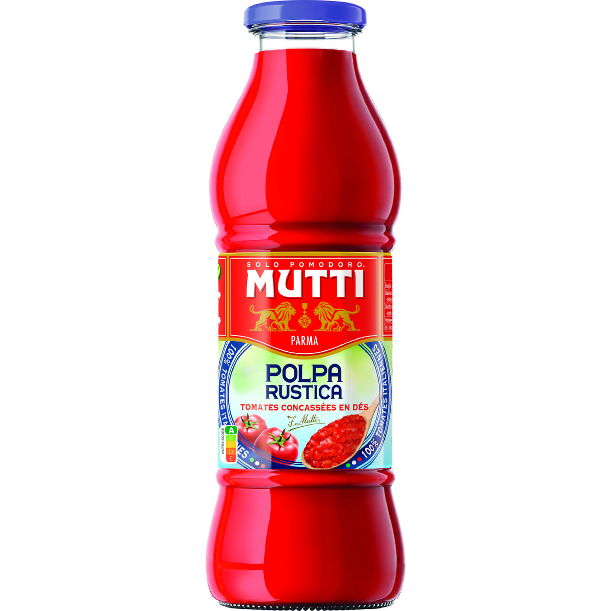 Mutti Polpa Rustica Gehakte Tomaten in stukjes 690g