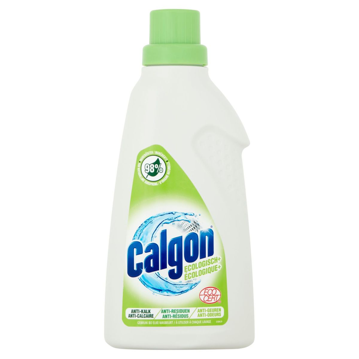 Calgon Ecologische+ Gel Reiniger en Anti kalk 15 Wasbeurten 750 ml