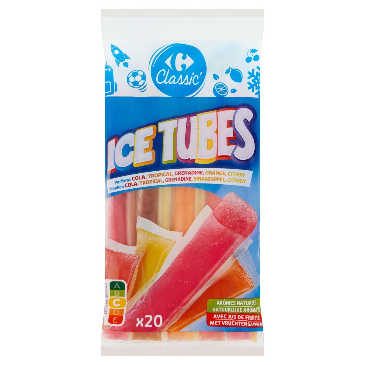 Carrefour Classic' Ice Tubes 816 g Carrefour Site