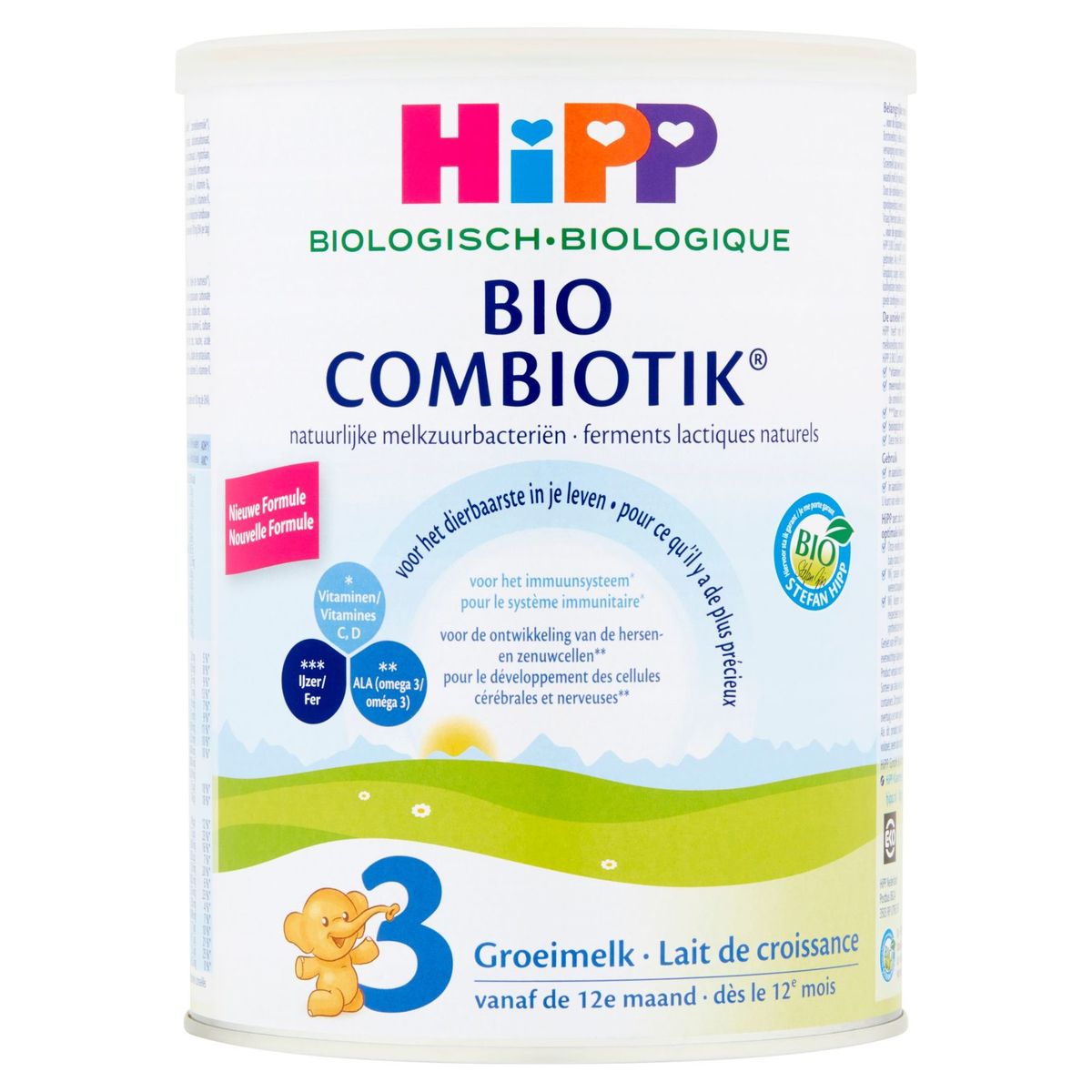 HiPP Biologisch Bio Combiotik 3 Groeimelk vanaf de 12e Maand 800 g