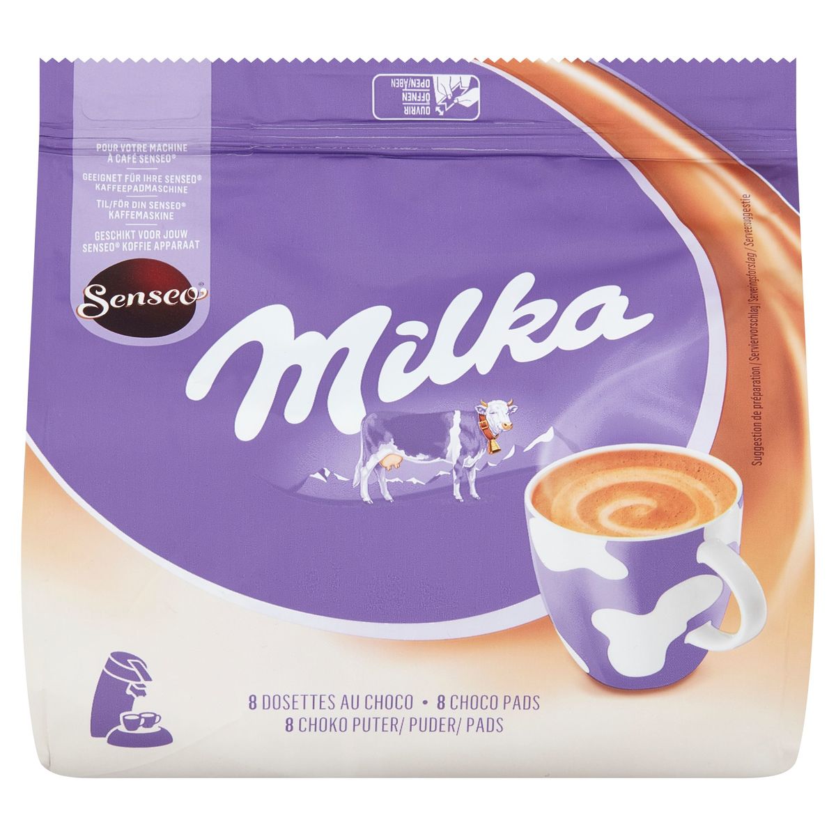 Milka Dosettes au Choco 8 Pièces 112 g