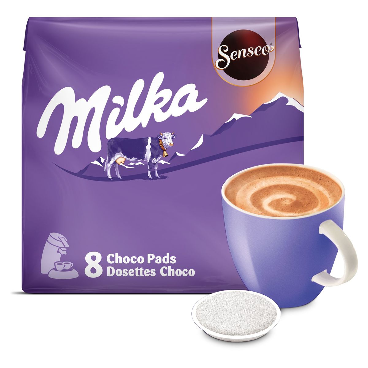 Milka Choco Pads 8 Stuks 112 g