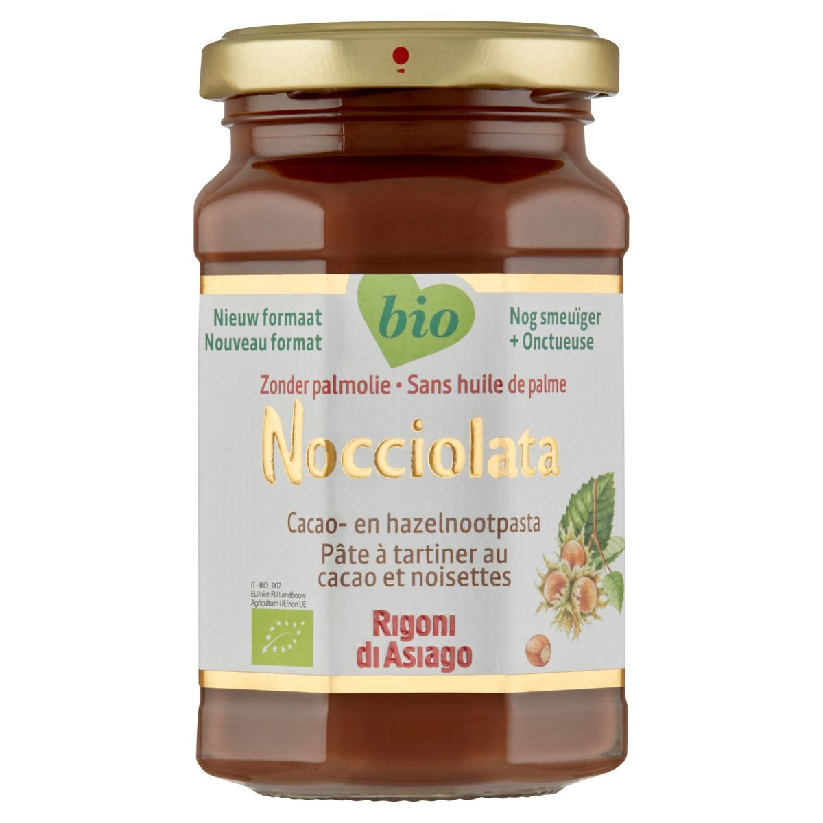 Rigoni di Asiago Nocciolata Pâte à Tartiner Cacao Noisettes Bio 250 g
