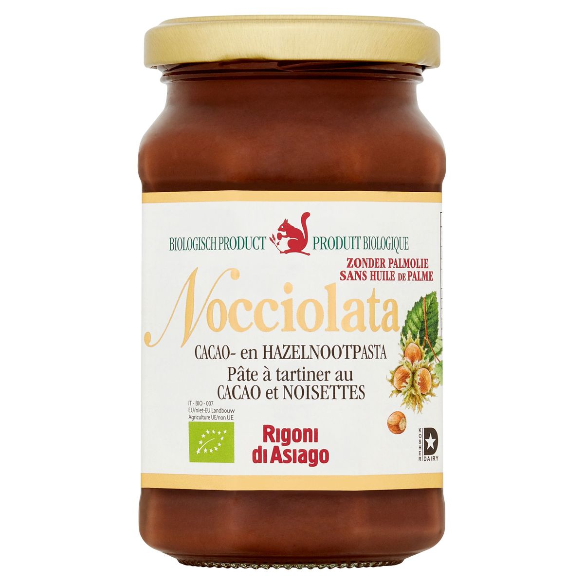 Rigoni di Asiago Nocciolata Pâte à Tartiner Cacao Noisettes Bio 250 g
