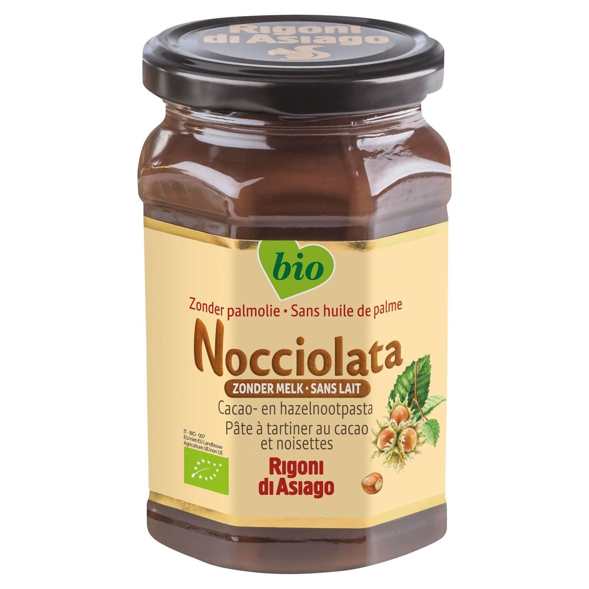 Rigoni di Asiago Nocciolata Pâte à Tartiner Cacao et Noisettes 270 g